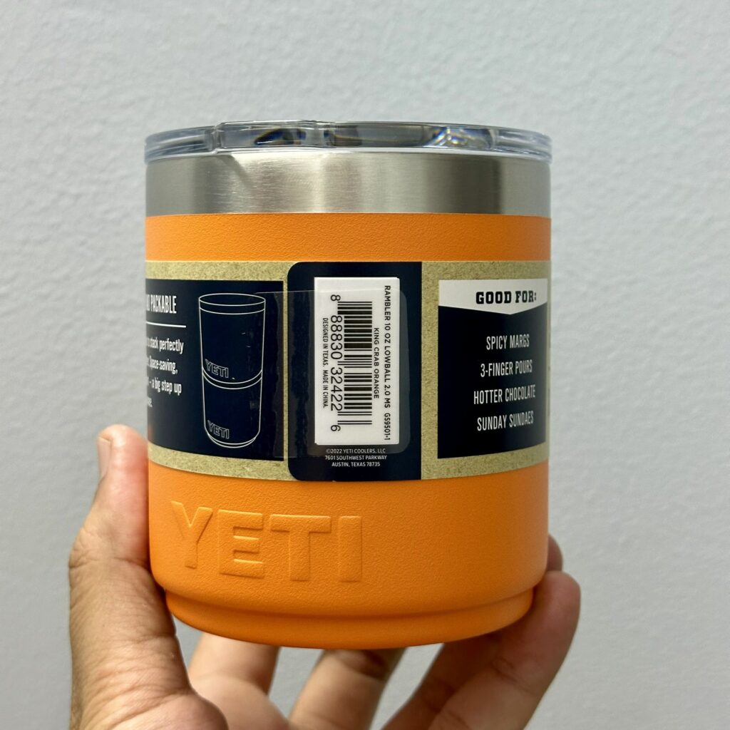 Ly Giữ Nhiệt YETI Rambler 10 oz Stackable Lowball 2.0 with MagSlider Lid