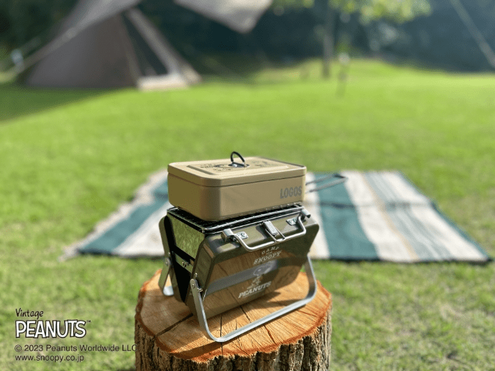 Vỉ Nướng LOGOS Snoopy (Beagle Scouts 50years) Grill Attache Mini