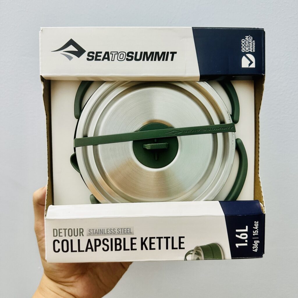 Ấm Sea To Summit Detour Stainless Steel Collapsible Kettle 1.6L