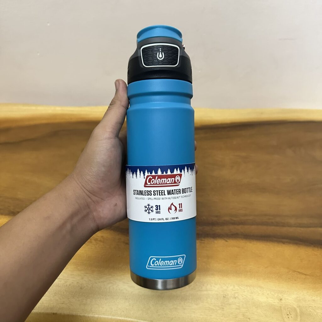 Bình Giữ Nhiệt Coleman FreeFlow AUTOSEAL 24 oz Stainless Steel Water Bottle - 700ml