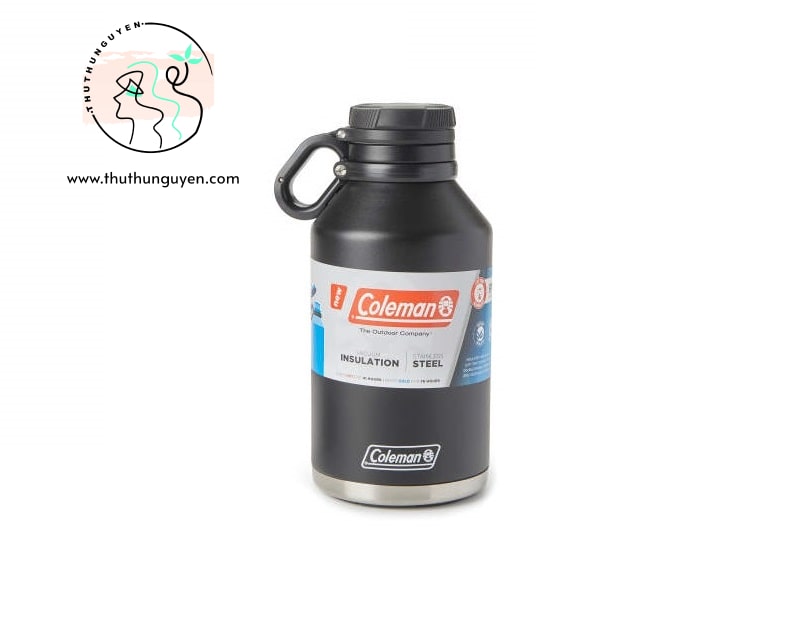 binh giu nhiet coleman vacuum insulated stainless steel growler 64 oz 1