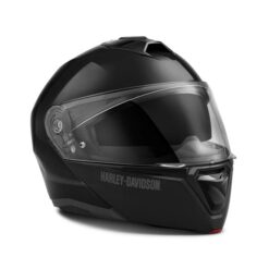 non fullface harley davidson mens capstone sun shield modular helmet gloss black 98158 21vx 1 3