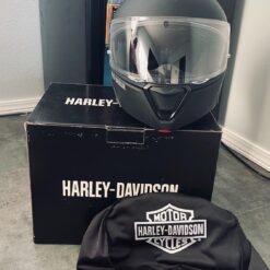 non fullface harley davidson mens capstone sun shield modular helmet gloss black 98158 21vx 1 6