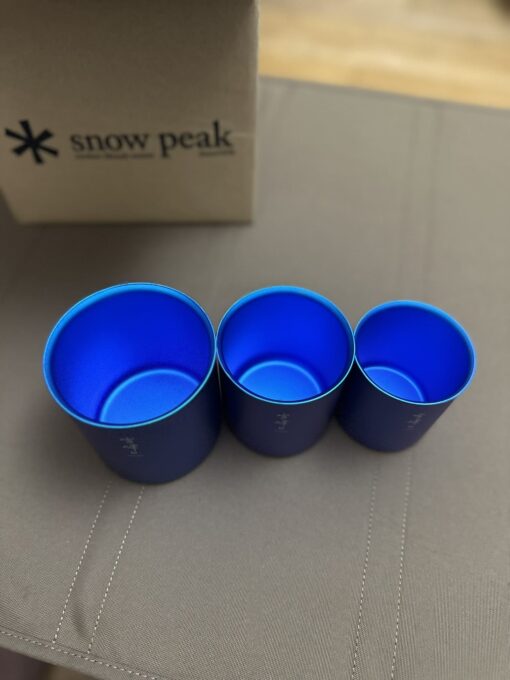 ly snow peak titanium blue stacking mug tw 124 ec 3