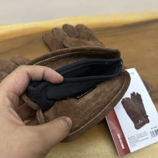 gang tay cach nhiet snow peak fire side gloves brown 3