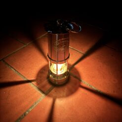 e thomas williams cambrian brass miners oil safety lamp lantern wales made 1