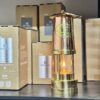 e thomas williams cambrian brass miners oil safety lamp lantern wales made 4