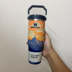 binh stanley iceflow flip straw 20 tumbler 30 fl oz always with honor 1