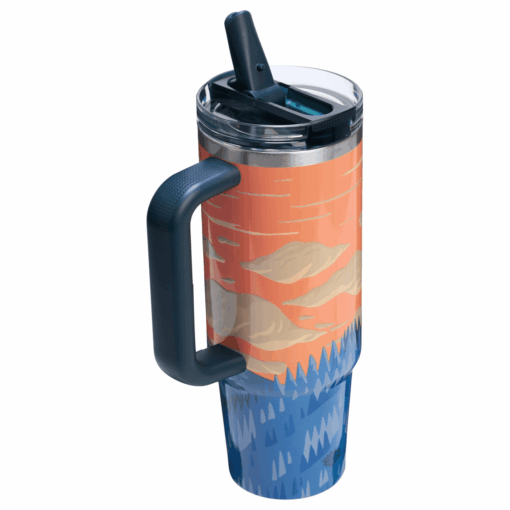 Ly Stanley Quencher ProTour Flip Straw Tumbler - 30 fl. oz. - Always With Honor - Ảnh 4