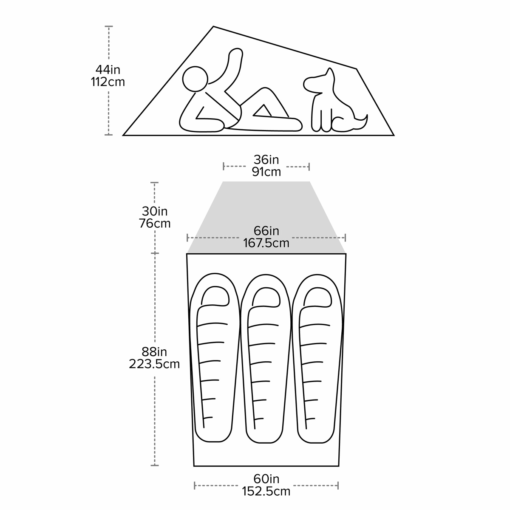 Lều Big Agnes C Bar 3 Person Tent - Ảnh 11