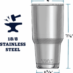 ly yeti rambler 30oz tumbler with mag slider lid 4